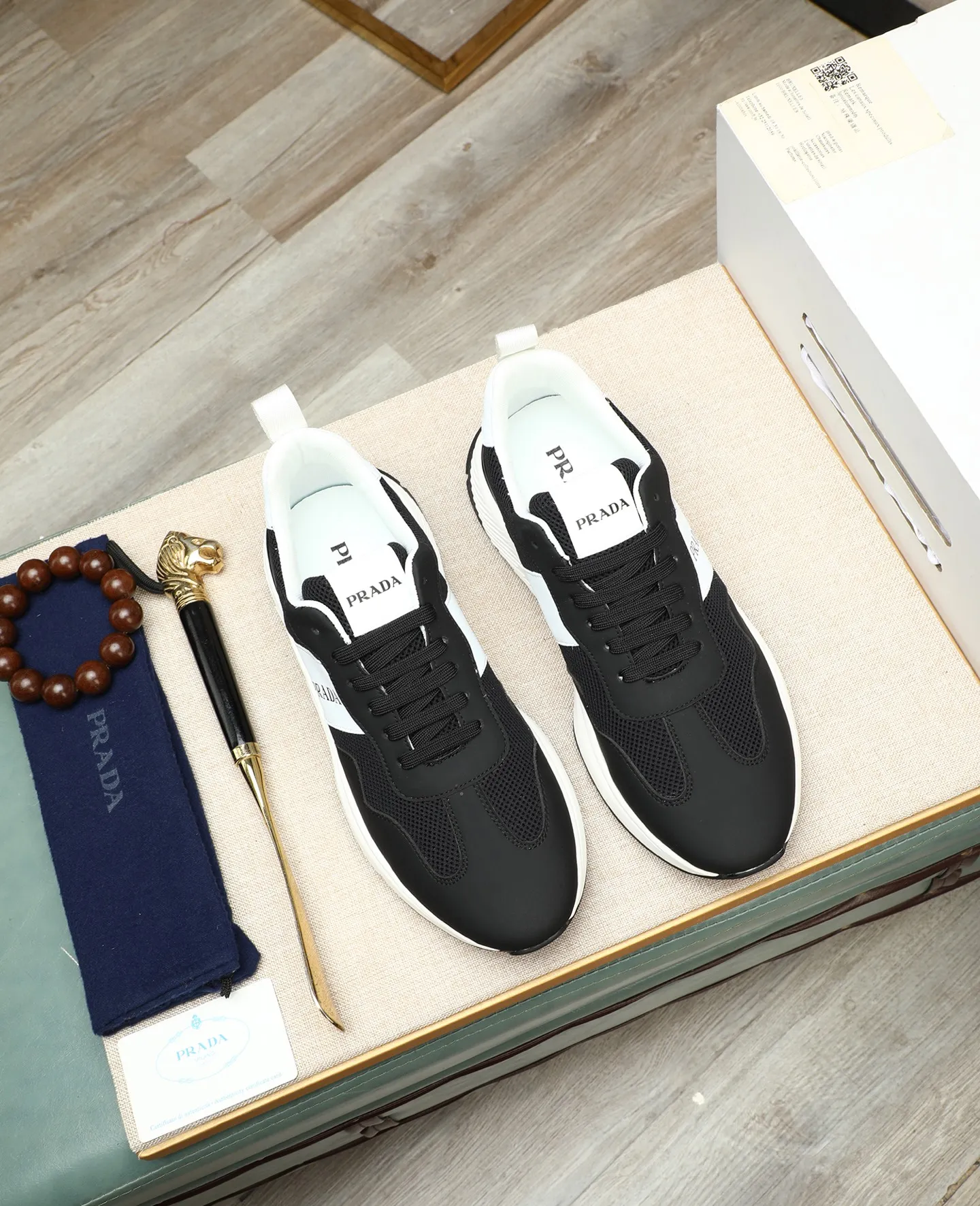 Men's men's shoes💰460🌹🌹[PRADA—Prada] new model🙈original replica! 👟👟👟The uppers are made of top-notch workmanship from Italy🇮🇹Imported calfskin❗️Genuine leather lining@Suitable for travel, the original version has an enlarged engraved sole, making it suitable for all kinds of travel, showing low-key luxury. Let quality speak for itself. Color: Size: 38-44